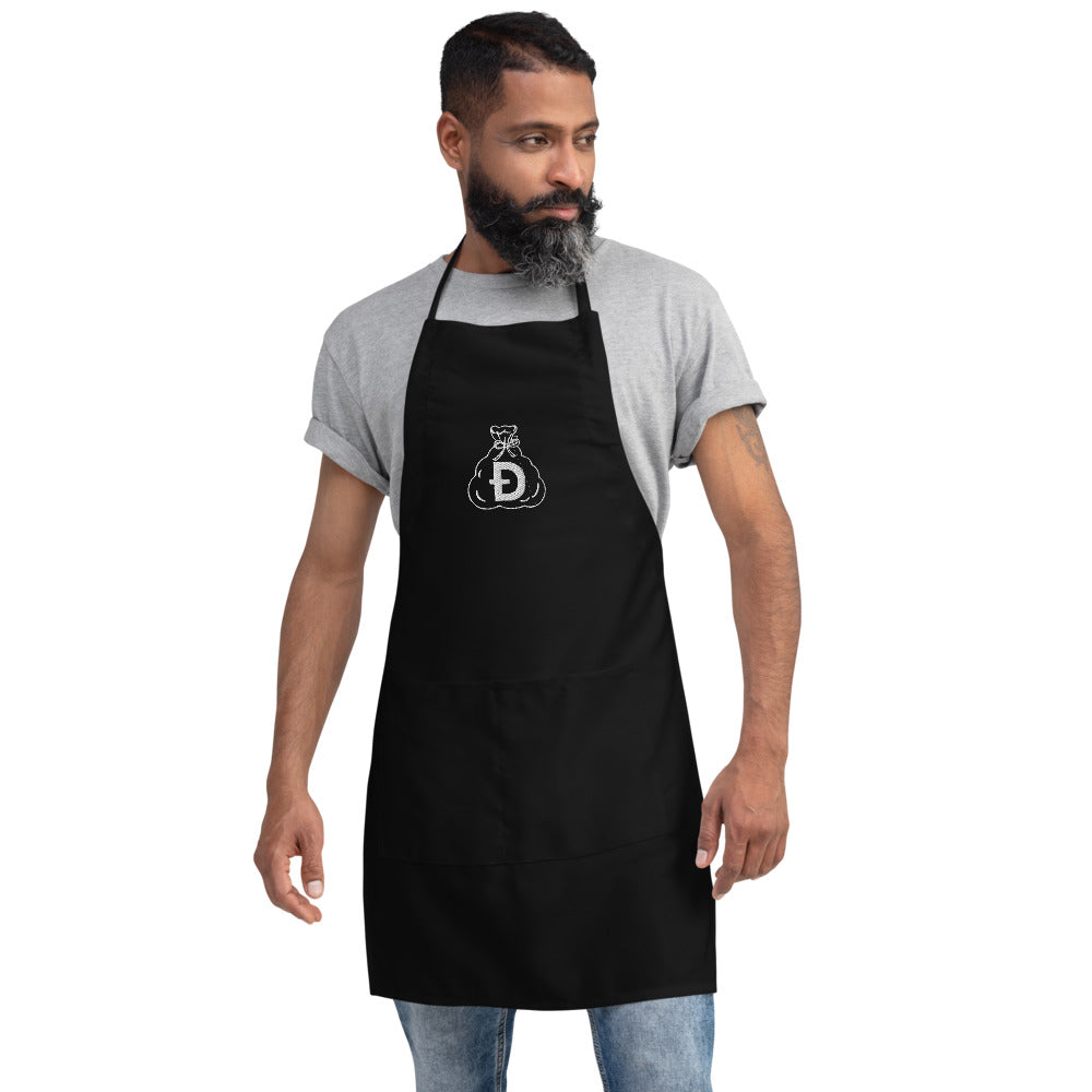 Embroidered Apron (Dogecoin)